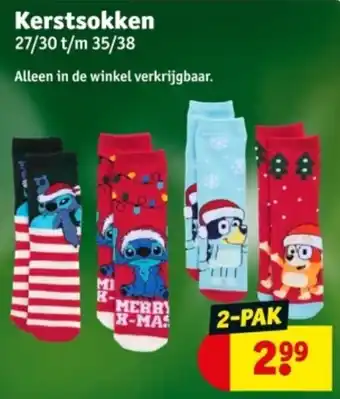 Kruidvat Kerstsokken aanbieding