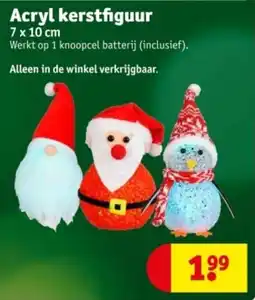 Kruidvat Acryl kerstfiguur aanbieding