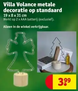 Kruidvat Villa volance metale decoratie op standaard aanbieding