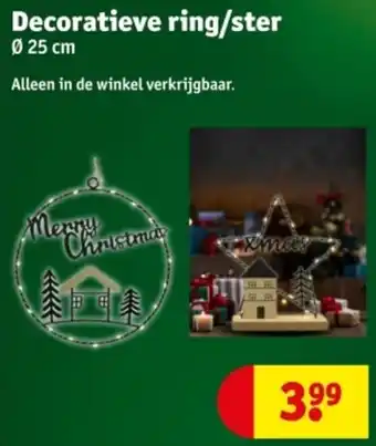 Kruidvat Decoratieve ring ster aanbieding