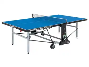 Lidl DONIC Tafeltennistafel Roller Outdoor 1000 aanbieding