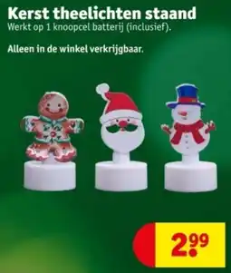 Kruidvat Kerst theelichten staand aanbieding