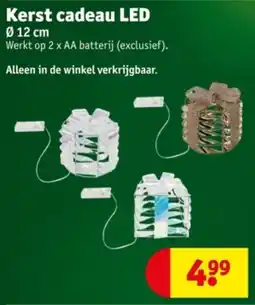 Kruidvat Kerst cadeau led aanbieding