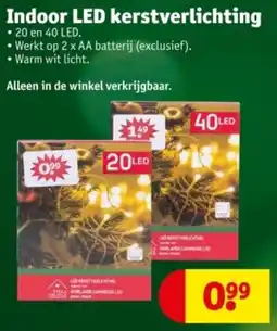 Kruidvat Indoor led kerstverlichting aanbieding