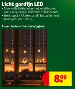 Kruidvat Licht gordijn led aanbieding