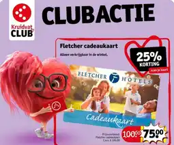 Kruidvat Fletcher cadeaukaart aanbieding