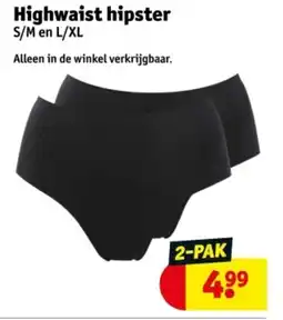 Kruidvat Highwaist hipster aanbieding