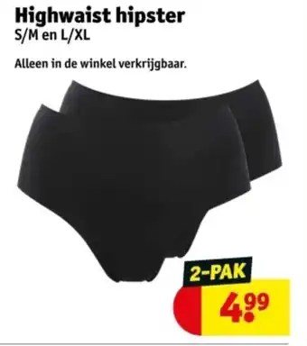 Kruidvat Highwaist hipster aanbieding