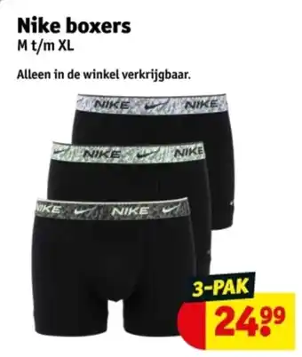Kruidvat Nike boxers aanbieding