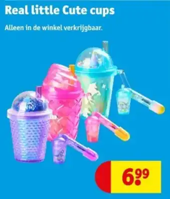 Kruidvat Real little cute cups aanbieding