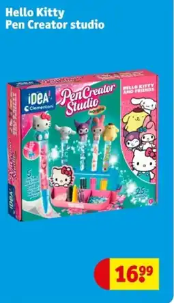 Kruidvat Hello kitty pen creator studio aanbieding