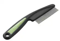 Pets Place Ferplast Stofkam Kat Zeer Fijn - Kattenvachtkam - 15x4 cm Zwart Lime aanbieding