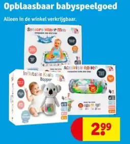 Kruidvat Opblaasbaar babyspeelgoed aanbieding