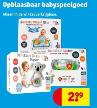 Kruidvat Opblaasbaar babyspeelgoed aanbieding