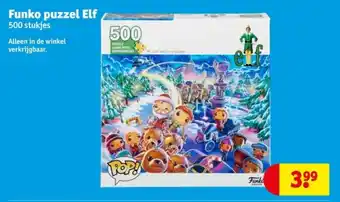 Kruidvat Funko puzzel elf aanbieding