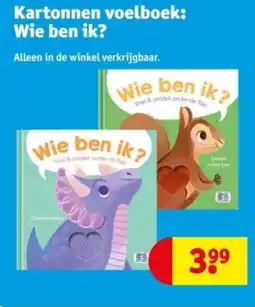 Kruidvat Kartonnen voelboek wie ben ik aanbieding
