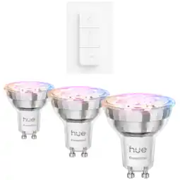 MediaMarkt Philips Hue Hue Essential Led Gu10 Slimme Ledlamp Wit aanbieding