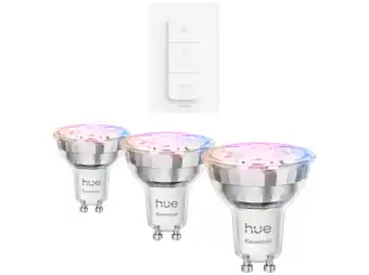 MediaMarkt Philips Hue Hue Essential Led Gu10 Slimme Ledlamp Wit aanbieding