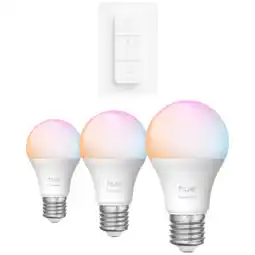 MediaMarkt Philips Hue Hue Essential A60 Slimme Ledlamp Wit aanbieding