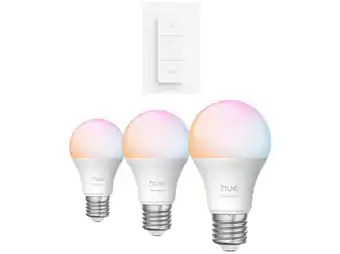 MediaMarkt Philips Hue Hue Essential A60 Slimme Ledlamp Wit aanbieding