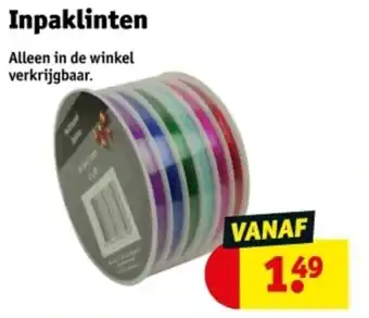 Kruidvat Inpaklinten aanbieding