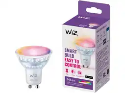 MediaMarkt WIZ Spot Gekleurd En Wit Licht Gu10 50w Slimme Ledlamp Transparant aanbieding