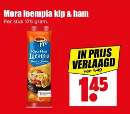 Dirk Mora loempia kip & ham aanbieding