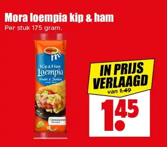 Dirk Mora loempia kip & ham aanbieding