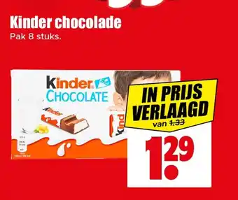 Dirk Kinder chocolade aanbieding