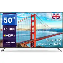 Joybuy TeeView 50 4K HDR Smart Tizen OS TV-TV50QUT(Dolby Audio,Gaming Hub) aanbieding
