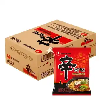 Joybuy Nongshim Korean Shin Ramen Instant Noodles 120g x 20 Bags / Box aanbieding