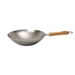 Joybuy School of Wok 12/30cm Uncoated Carbon Steel Wok aanbieding