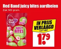 Dirk Red band juicy bites aardbeien aanbieding