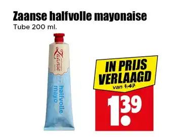 Dirk Zaanse halfvolle mayonaise aanbieding