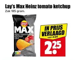 Dirk Lay's max heinz tomato ketchup aanbieding