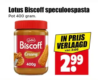 Dirk Lotus biscoff speculoospasta aanbieding