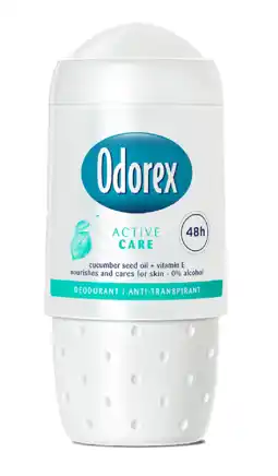 PLUS Odorex Deodorant roller active care aanbieding