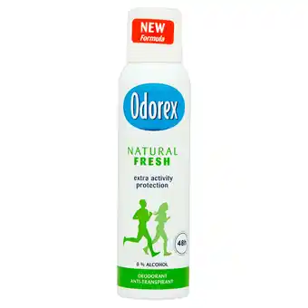 PLUS Odorex Natural fresh deospray aanbieding
