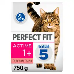 PLUS Perfect Fit Adult Active Kattenbrokken Rund aanbieding