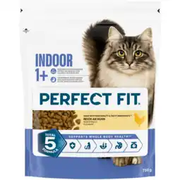 PLUS Perfect Fit Adult Indoor Kattenbrokken Kip aanbieding