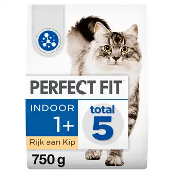 PLUS Perfect Fit Adult Indoor Kattenbrokken Kip aanbieding