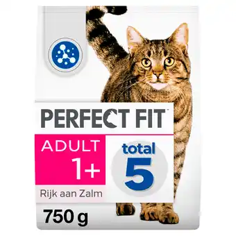 PLUS Perfect Fit Adult Kattenbrokken Zalm aanbieding