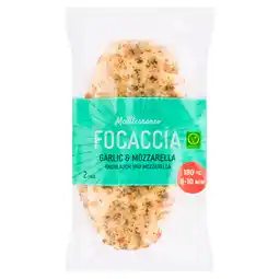 PLUS Mediterraneo Focaccia knoflook mozzarella aanbieding
