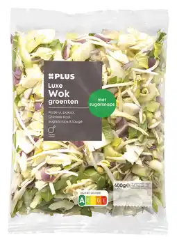 PLUS PLUS Luxe wokgroenten sugarsnaps aanbieding