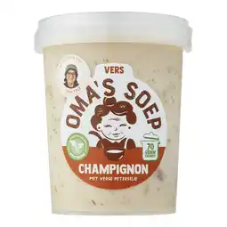 PLUS Oma's Soep Champignonsoep aanbieding