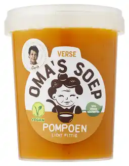 PLUS Oma's Soep Pompoensoep licht pittig aanbieding