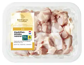 PLUS PLUS Boerentrots Kipdijfiletblokjes naturel aanbieding