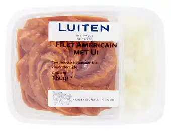 PLUS Luiten Filet Americain met ui aanbieding