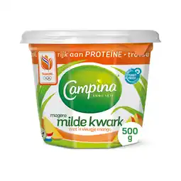 PLUS Campina Magere kwark vleugje mango aanbieding