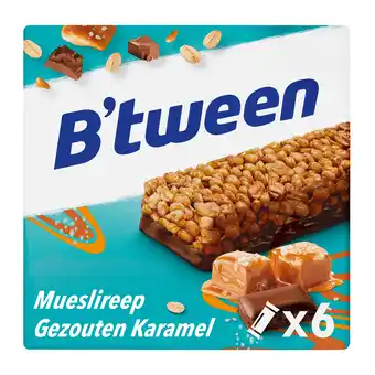 PLUS B'tween Mueslireep Gezouten Karamel aanbieding
